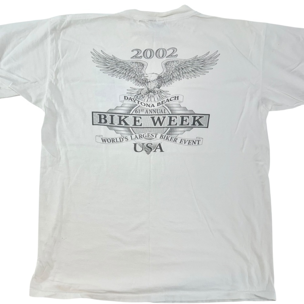 2002 DAYTONA BEACH 61st Annual BIKE WEEK Men’s Vintage XL T-Shirt